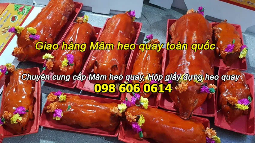 cung cấp Mâm heo quay, Hộp giấy đựng heo quay